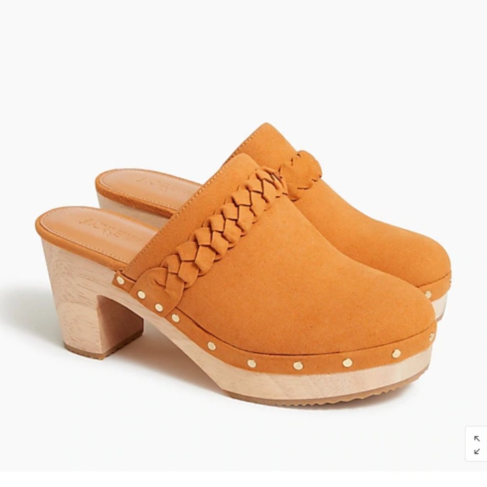J. Crew Suede Clogs